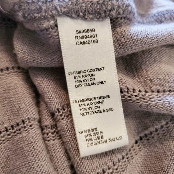 Twenty One Grey Fringe Cardigan Size Small. - Picture 7 of 7